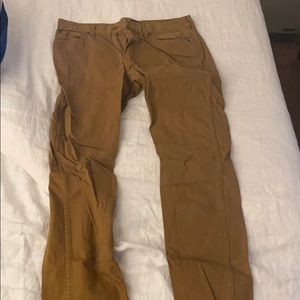 J Crew Men’s size 34/ 34 Tan long pants